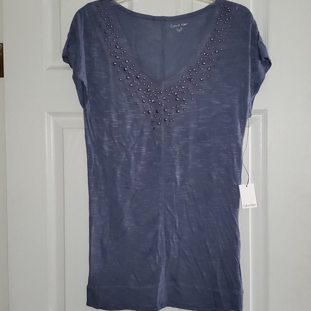 Calvin Klein Space Dyed Top, M